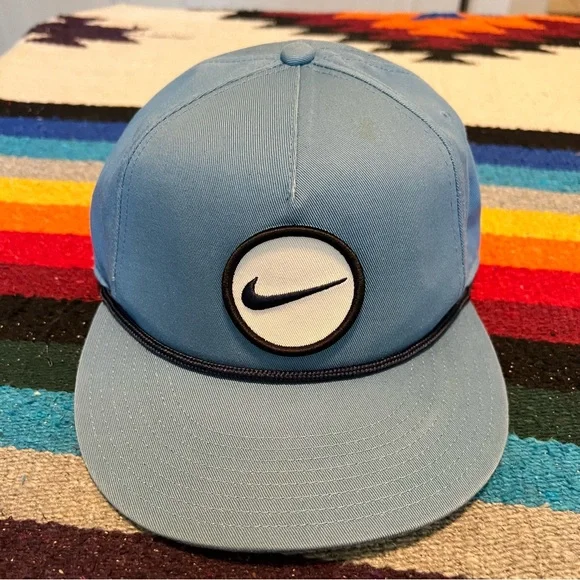 Nike Golf SnapBack Rope Hat - hand washed Carolina Blue - Picture 2 of 15